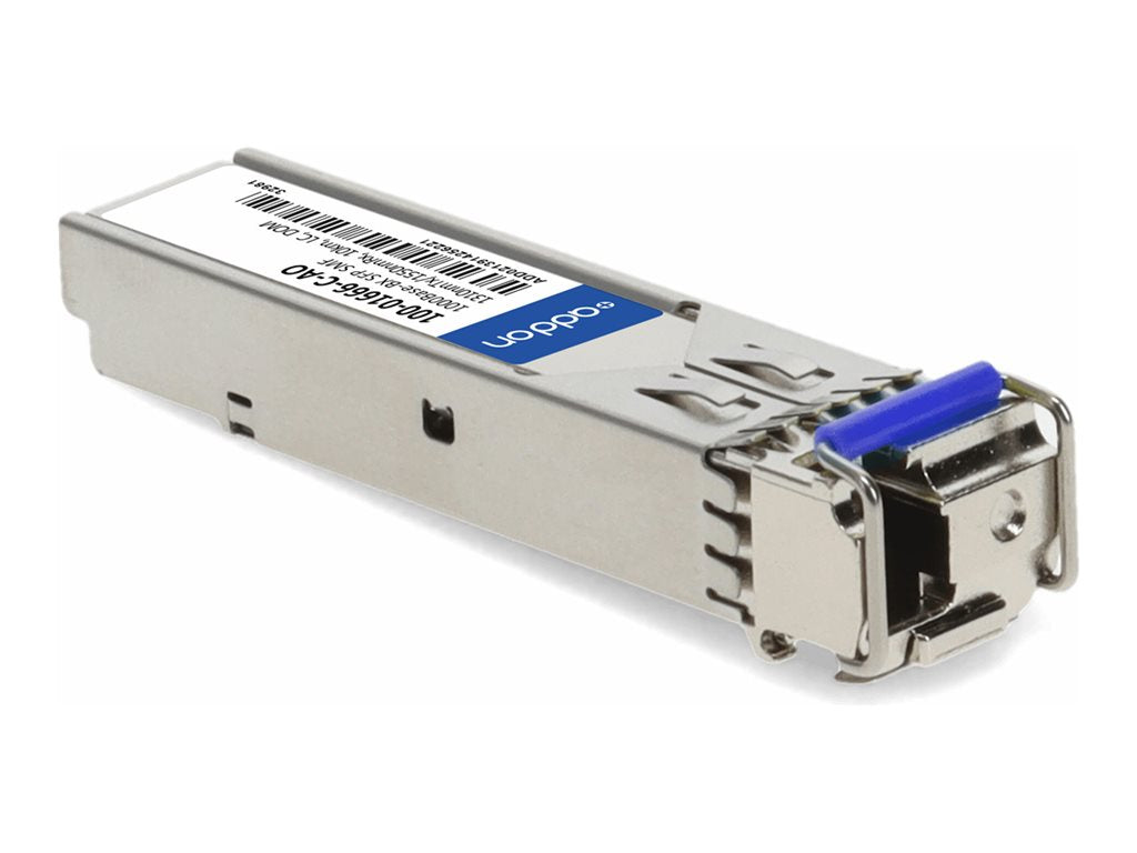 AddOn - SFP (mini-GBIC) transceiver module (equivalent to: Calix 100-01666-C) - GigE - 1000Base-BX - LC single-mode - up