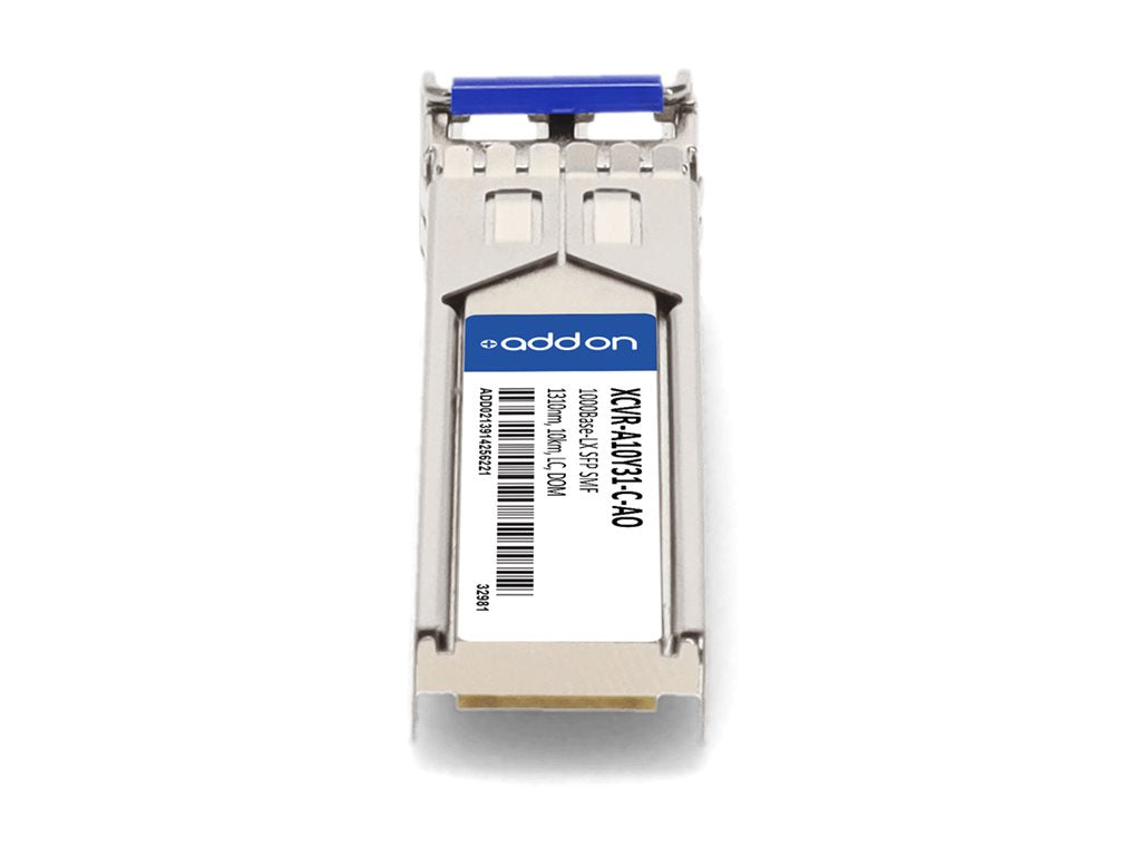 AddOn - SFP (mini-GBIC) transceiver module (equivalent to: Ciena XCVR-A10Y31-C) - 1GbE - 1000Base-LX - LC multi-mode - up to XCVR-A10Y31-C-AO