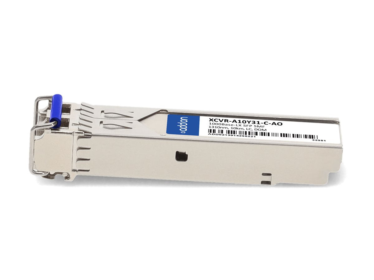 AddOn - SFP (mini-GBIC) transceiver module (equivalent to: Ciena XCVR-A10Y31-C) - 1GbE - 1000Base-LX - LC multi-mode - up to XCVR-A10Y31-C-AO