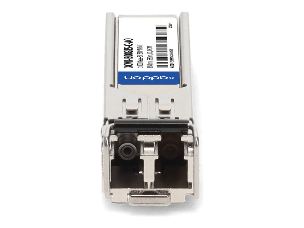AddOn - SFP (mini-GBIC) transceiver module (equivalent to: Ciena XCVR-B00G85-C) - 1GbE - 1000Base-SX - LC multi-mode -