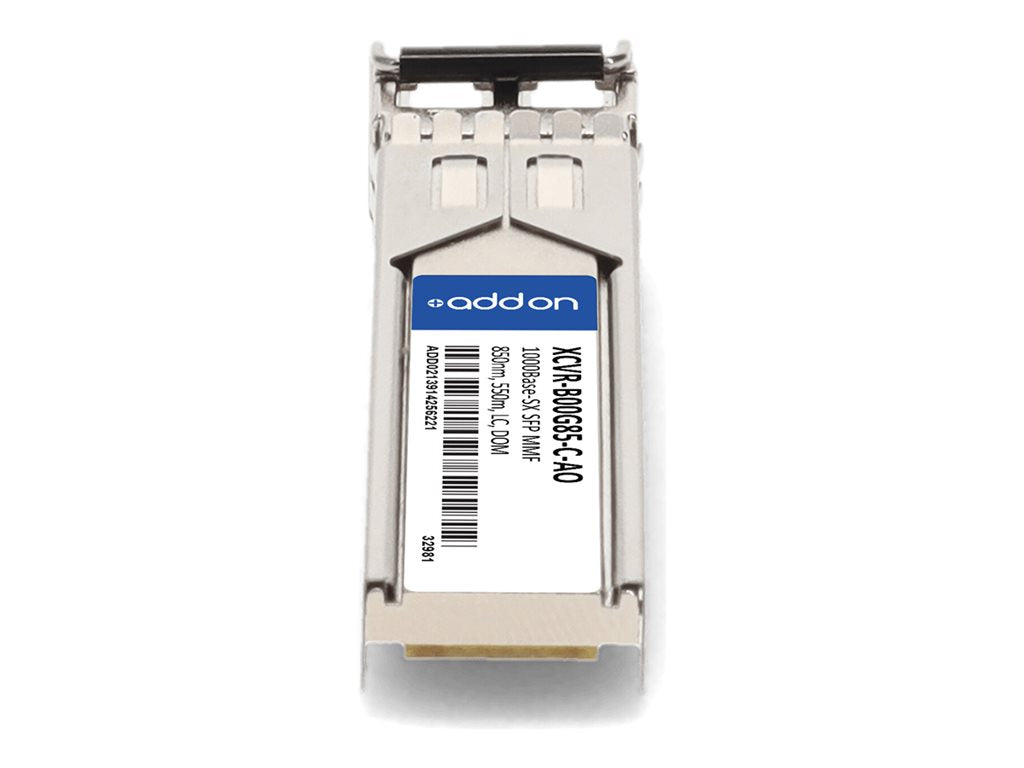 AddOn - SFP (mini-GBIC) transceiver module (equivalent to: Ciena XCVR-B00G85-C) - 1GbE - 1000Base-SX - LC multi-mode -