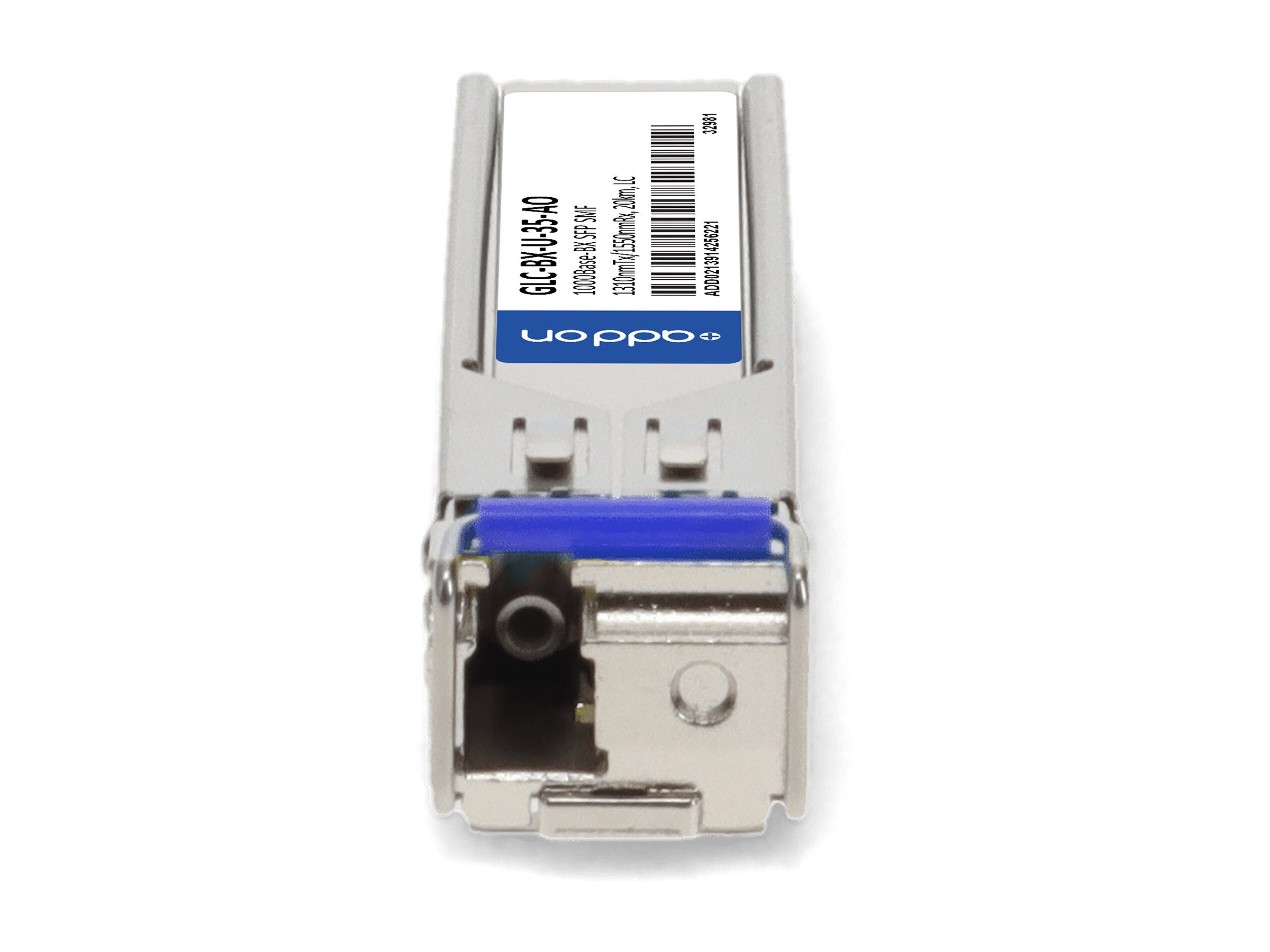 AddOn - SFP (mini-GBIC) transceiver module (equivalent to: Cisco GLC-BX-U) - 1GbE - 1000Base-BX - LC single-mode - up to