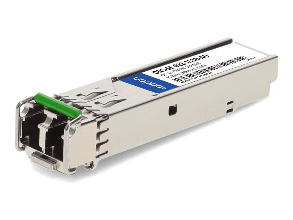 AddOn - SFP (mini-GBIC) transceiver module (equivalent to: Cisco ONS-SE-622-1530) - LC single-mode - up to 49.7 miles -