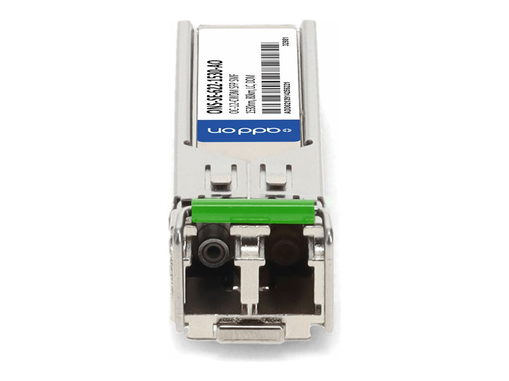 AddOn - SFP (mini-GBIC) transceiver module (equivalent to: Cisco ONS-SE-622-1530) - LC single-mode - up to 49.7 miles -