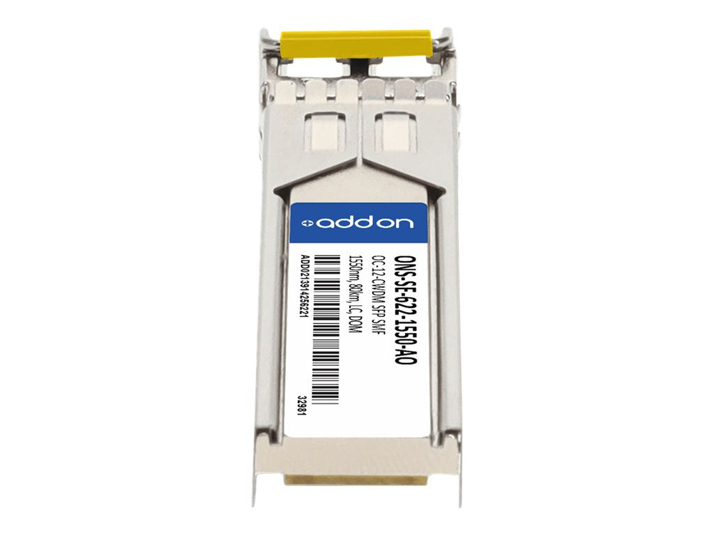 AddOn - SFP (mini-GBIC) transceiver module (equivalent to: Cisco ONS-SE-622-1550) - CWDM - LC single-mode - up to 49.7