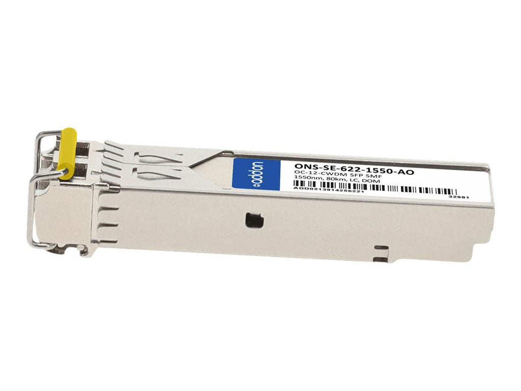AddOn - SFP (mini-GBIC) transceiver module (equivalent to: Cisco ONS-SE-622-1550) - CWDM - LC single-mode - up to 49.7