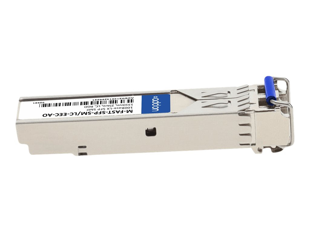 AddOn - SFP (mini-GBIC) transceiver module (equivalent to: Hirschmann M-FAST-SFP SM/LC EEC) - 100Mb LAN - 100Base-LX - LC single-mode M-FAST-SFP-SM/LC-EEC-AO