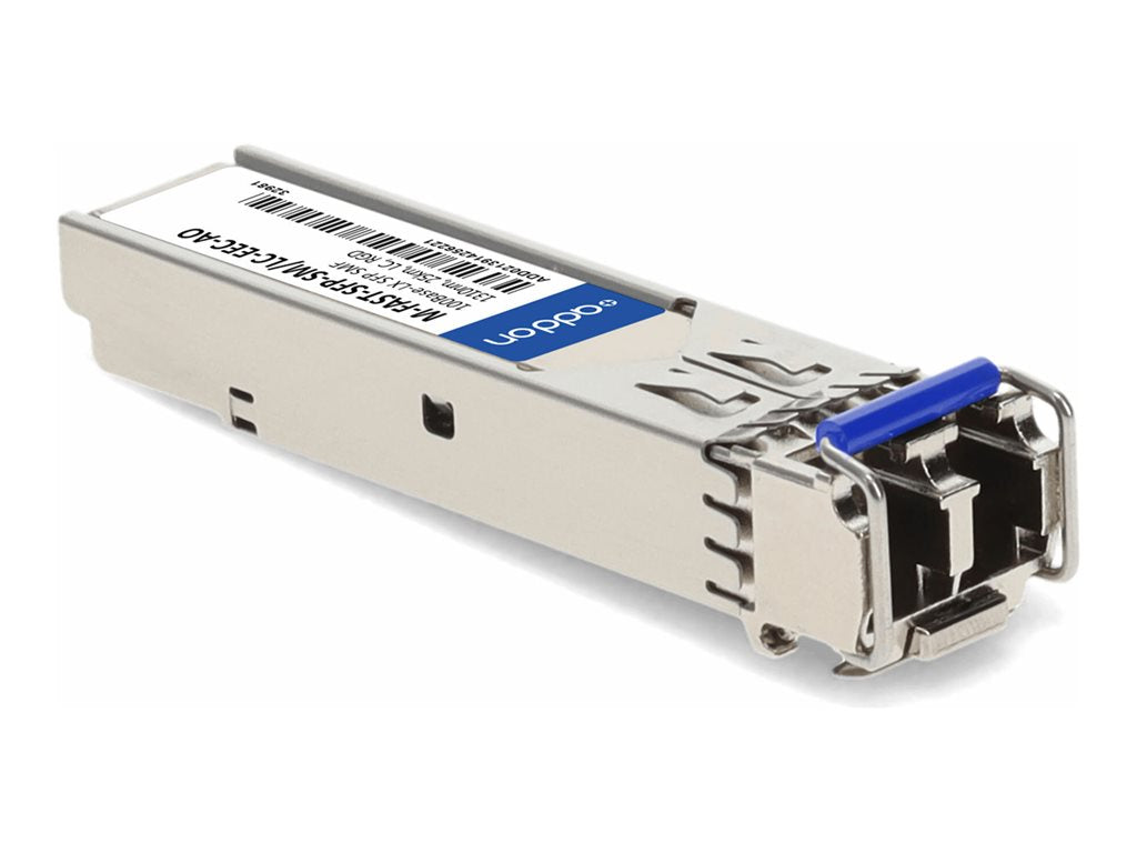 AddOn - SFP (mini-GBIC) transceiver module (equivalent to: Hirschmann M-FAST-SFP SM/LC EEC) - 100Mb LAN - 100Base-LX - LC single-mode M-FAST-SFP-SM/LC-EEC-AO
