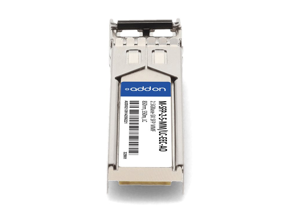 AddOn - SFP (mini-GBIC) transceiver module (equivalent to: Hirschmann M-SFP-2-5-MM/LC-EEC) - 2.5GbE - 2.5GBase-SX - LC