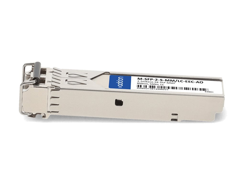 AddOn - SFP (mini-GBIC) transceiver module (equivalent to: Hirschmann M-SFP-2-5-MM/LC-EEC) - 2.5GbE - 2.5GBase-SX - LC