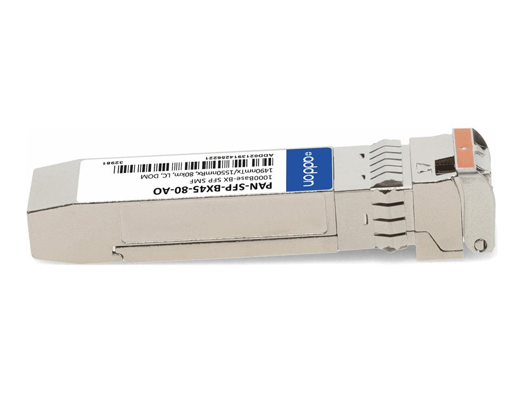 AddOn - SFP (mini-GBIC) transceiver module (equivalent to: Palo Alto Networks PAN-SFP-BX45-80) - 1GbE - 1000Base-BX - LC