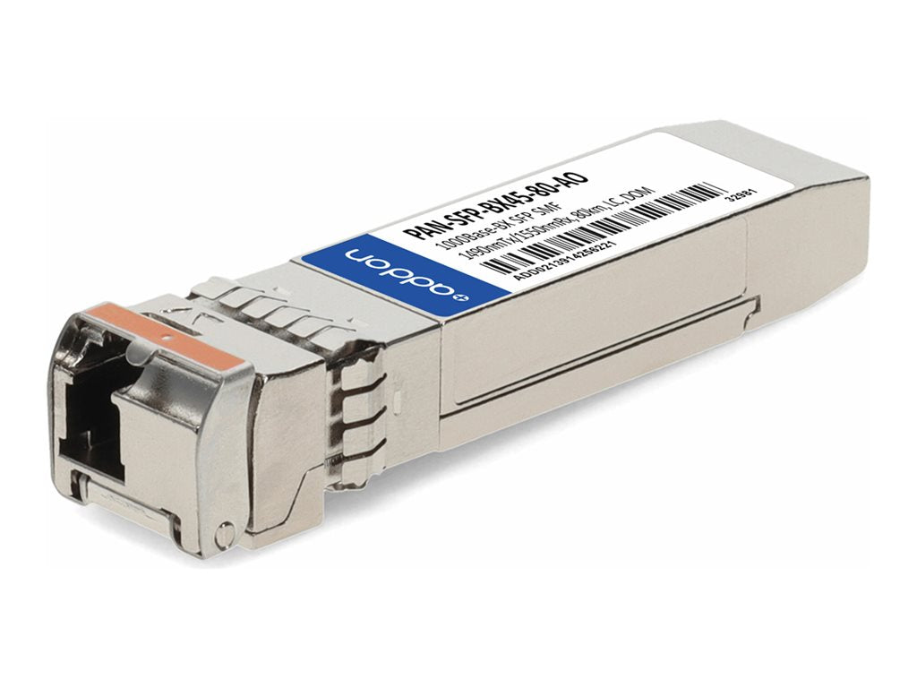AddOn - SFP (mini-GBIC) transceiver module (equivalent to: Palo Alto Networks PAN-SFP-BX45-80) - 1GbE - 1000Base-BX - LC