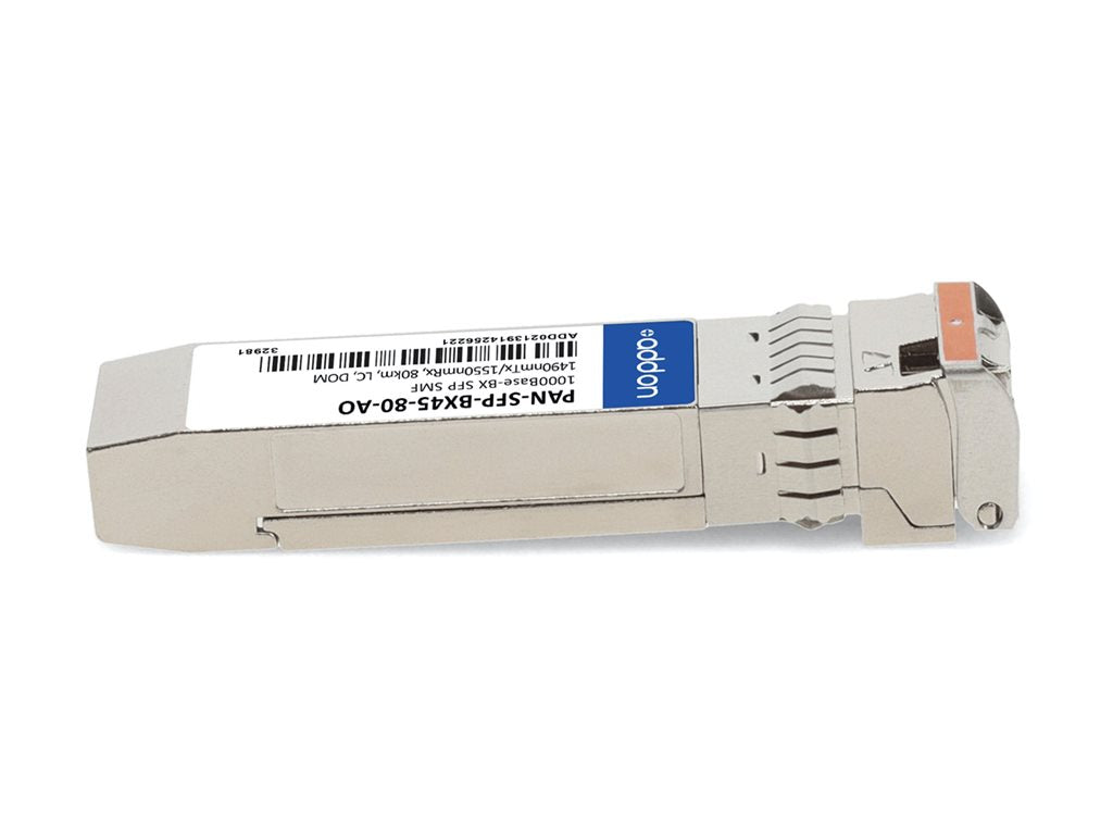 AddOn - SFP (mini-GBIC) transceiver module (equivalent to: Palo Alto Networks PAN-SFP-BX45-80) - 1GbE - 1000Base-BX - LC
