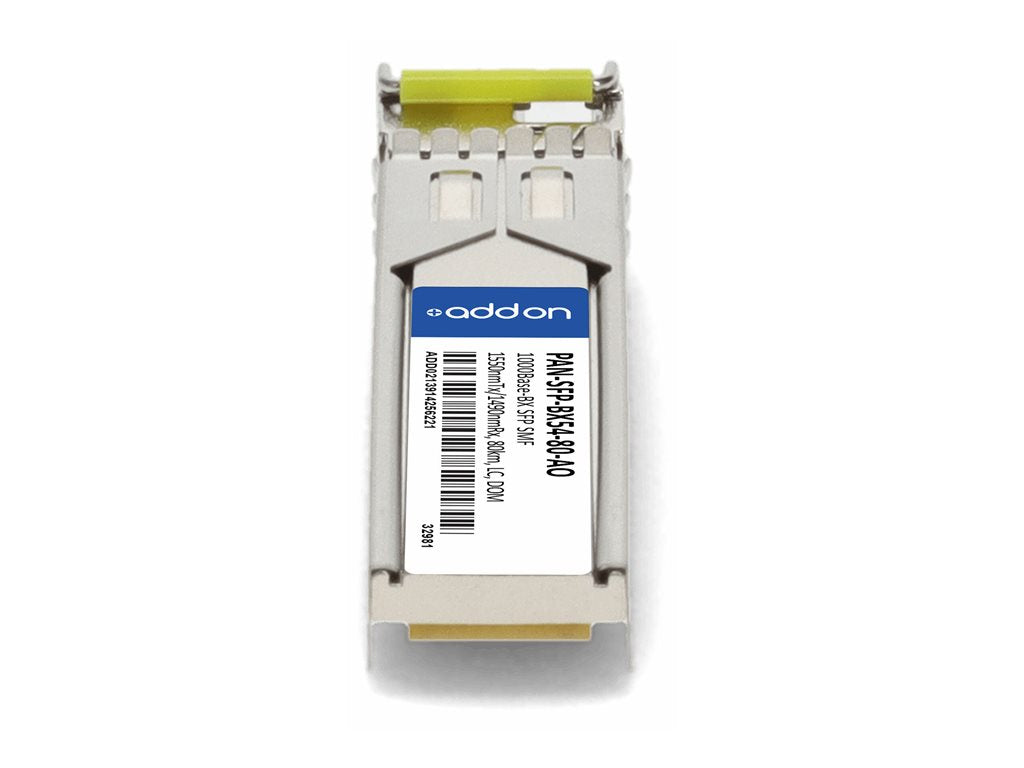 AddOn - SFP (mini-GBIC) transceiver module (equivalent to: Palo Alto Networks PAN-SFP-BX54-80) - 1GbE - 1000Base-BX - LC