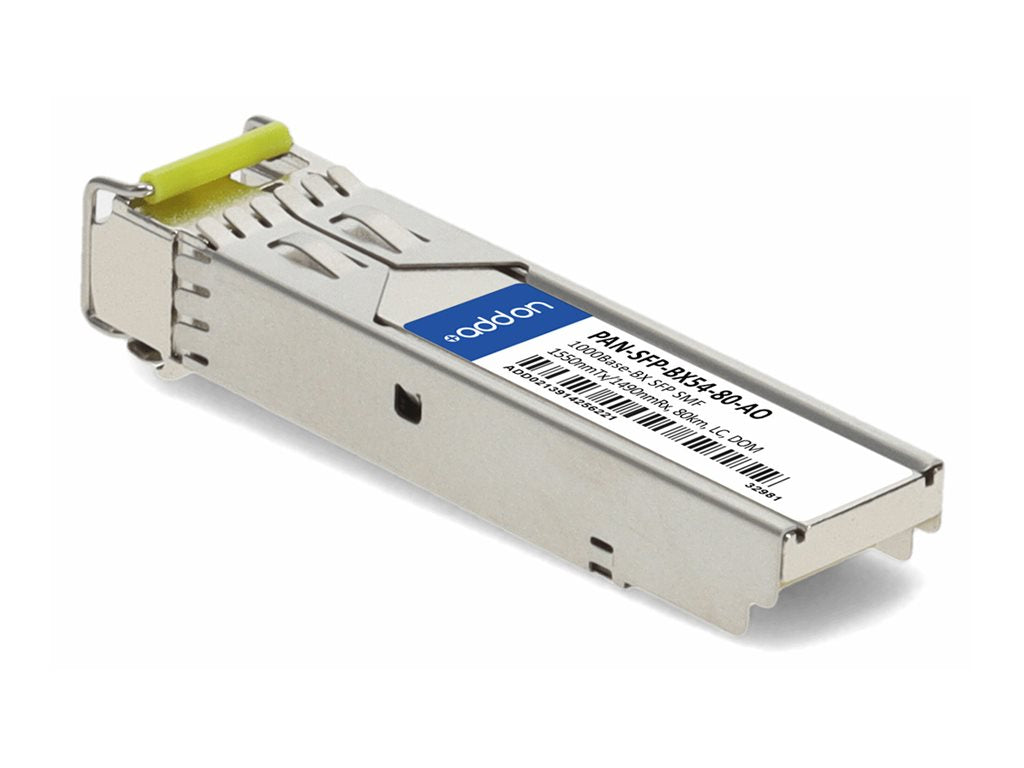 AddOn - SFP (mini-GBIC) transceiver module (equivalent to: Palo Alto Networks PAN-SFP-BX54-80) - 1GbE - 1000Base-BX - LC
