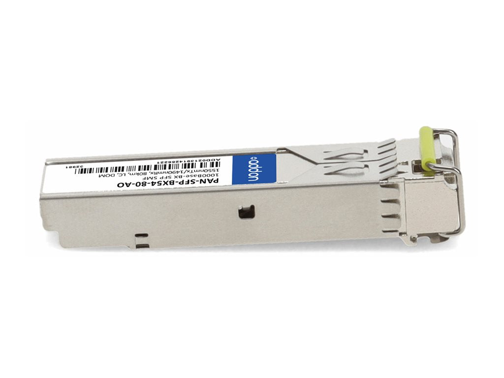 AddOn - SFP (mini-GBIC) transceiver module (equivalent to: Palo Alto Networks PAN-SFP-BX54-80) - 1GbE - 1000Base-BX - LC