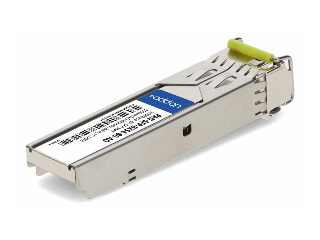 AddOn - SFP (mini-GBIC) transceiver module (equivalent to: Palo Alto Networks PAN-SFP-BX54-80) - 1GbE - 1000Base-BX - LC