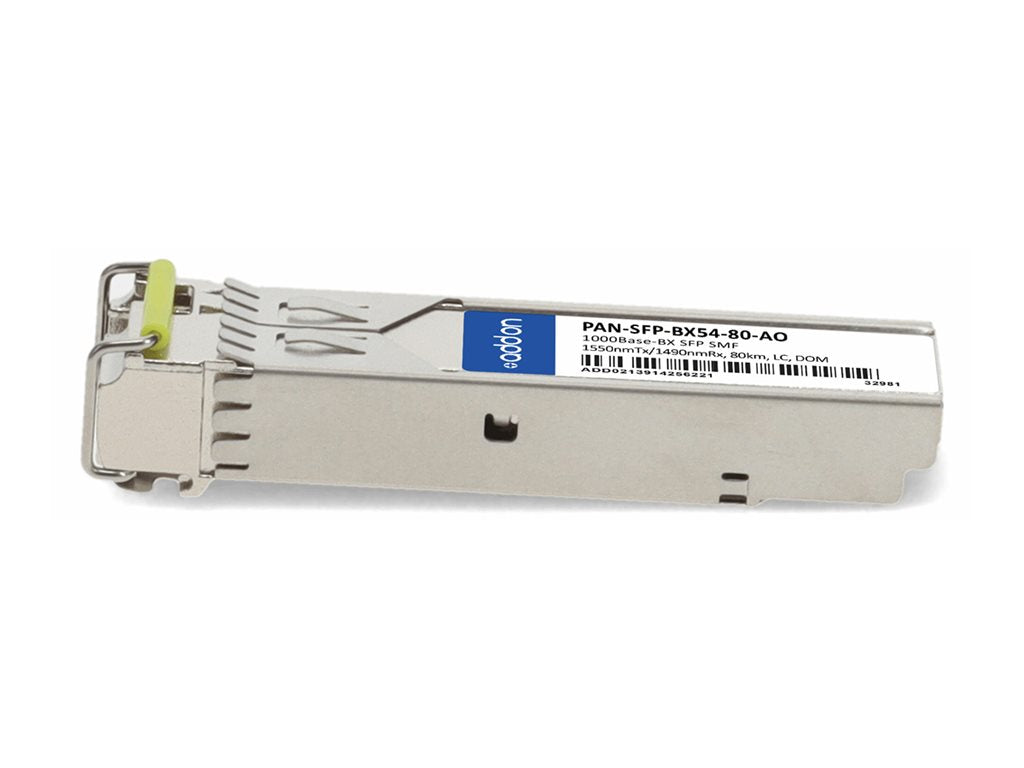 AddOn - SFP (mini-GBIC) transceiver module (equivalent to: Palo Alto Networks PAN-SFP-BX54-80) - 1GbE - 1000Base-BX - LC