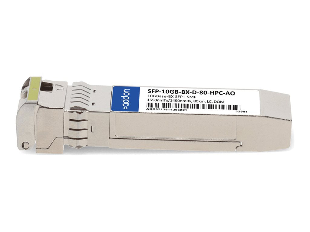 AddOn - SFP+ transceiver module - 10GbE - 10GBase-BX - LC single-mode - up to 49.7 miles - 1550 (TX) / 1490 (RX) nm -