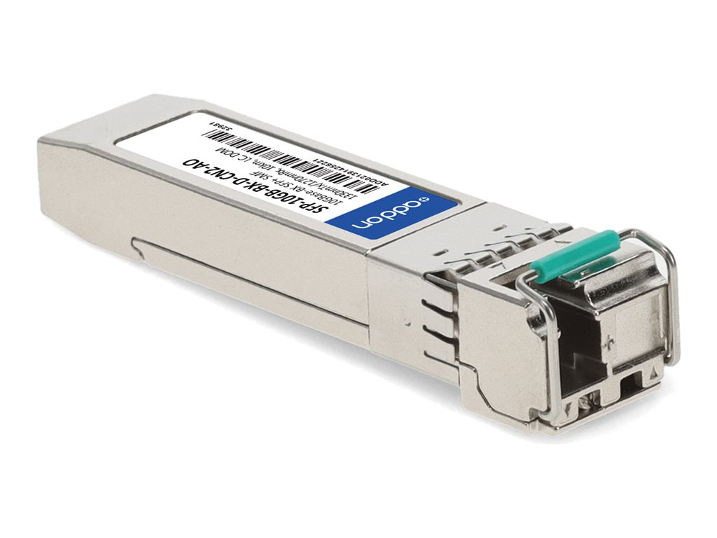 AddOn - SFP+ transceiver module - 10GbE - 10GBase-BX - LC single-mode - up to 6.2 miles - 1330 (TX) / 1270 (RX) nm - TAA
