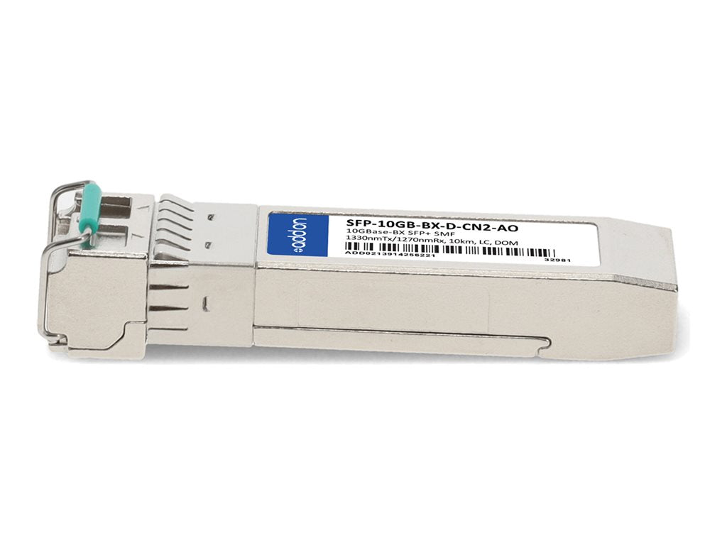 AddOn - SFP+ transceiver module - 10GbE - 10GBase-BX - LC single-mode - up to 6.2 miles - 1330 (TX) / 1270 (RX) nm - TAA