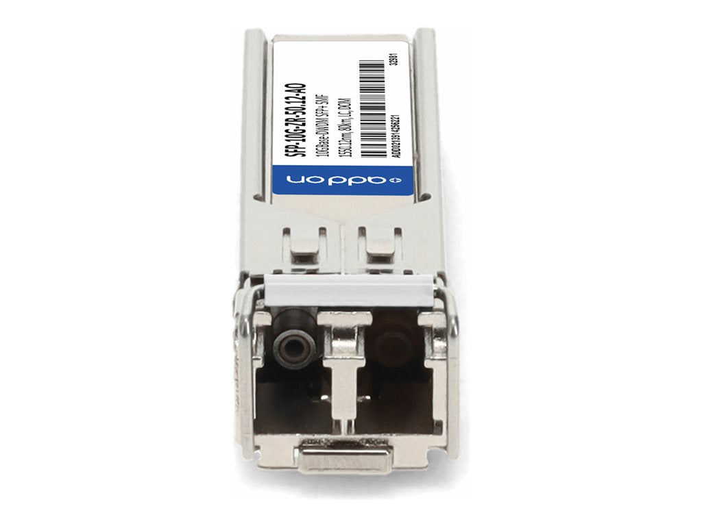 AddOn - SFP+ transceiver module - 10GbE - 10GBase-DWDM - LC single-mode - up to 49.7 miles - 1550.12 nm - TAA Compliant