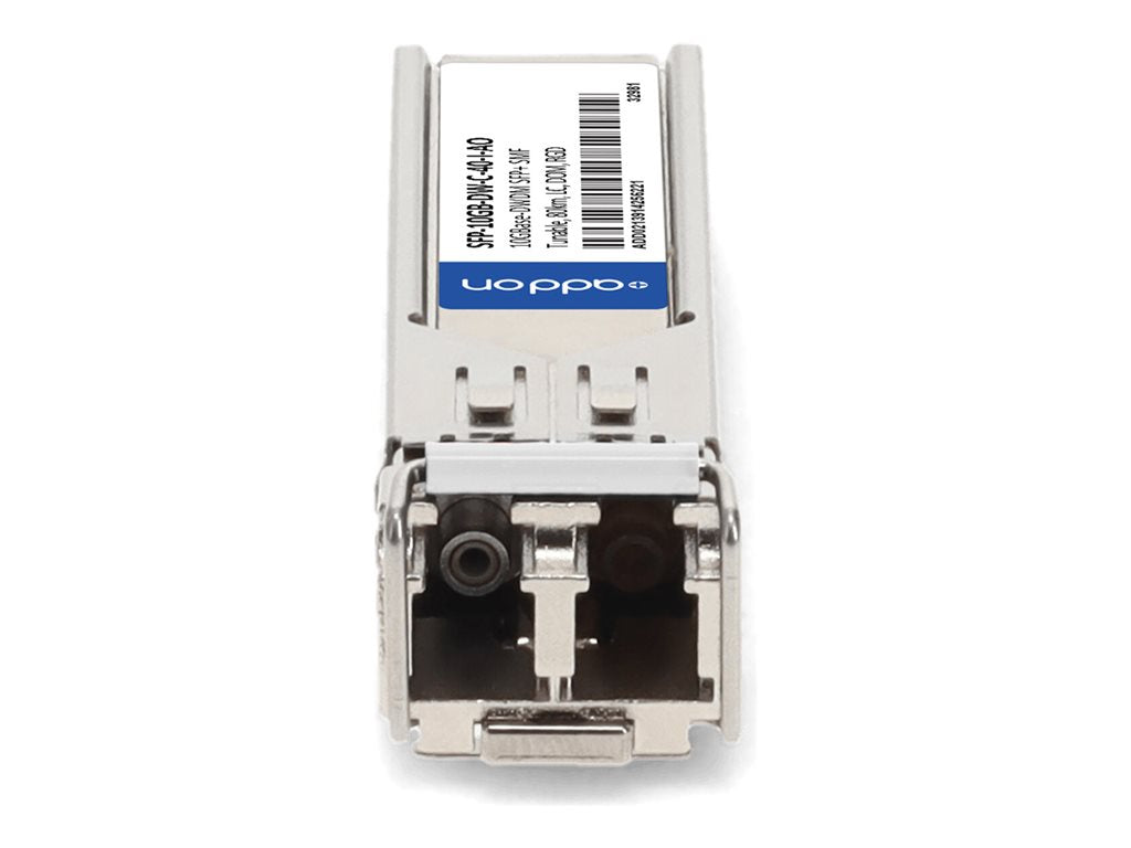 AddOn - SFP+ transceiver module - 10GbE - 10GBase-DWDM - LC single-mode - up to 49.7 miles - TAA Compliant