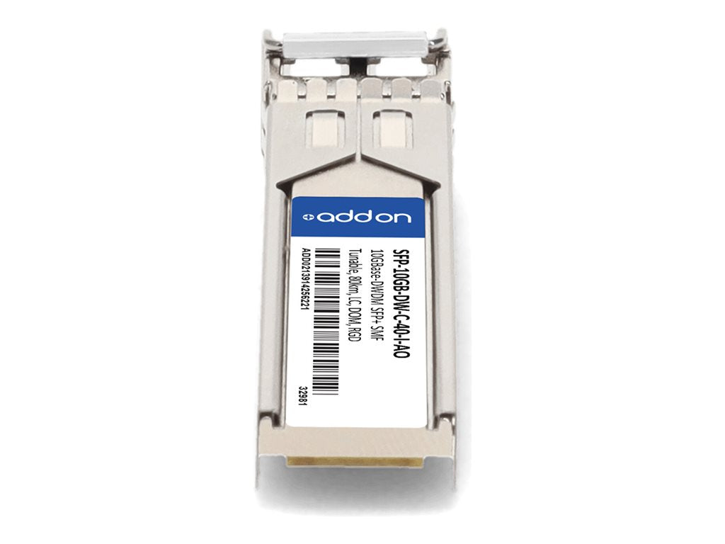 AddOn - SFP+ transceiver module - 10GbE - 10GBase-DWDM - LC single-mode - up to 49.7 miles - TAA Compliant