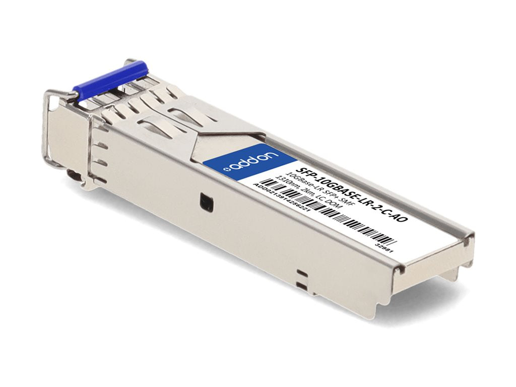 AddOn - SFP+ transceiver module - 10GbE - 10GBase-LRL - LC single-mode - up to 1.2 miles - 1310 nm - TAA Compliant SFP-10GBASE-LR-2-C-AO