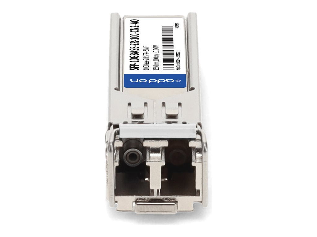 AddOn - SFP+ transceiver module - 10GbE - 10GBase-ZR - LC single-mode - up to 62.2 miles - 1550 nm - TAA Compliant