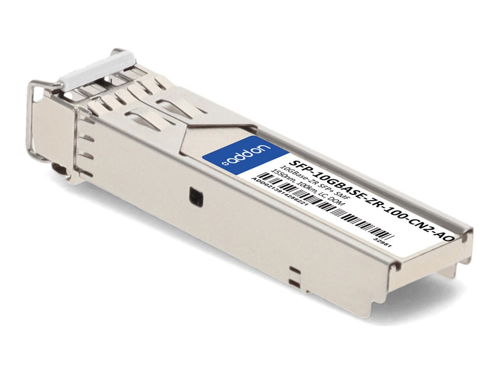 AddOn - SFP+ transceiver module - 10GbE - 10GBase-ZR - LC single-mode - up to 62.2 miles - 1550 nm - TAA Compliant