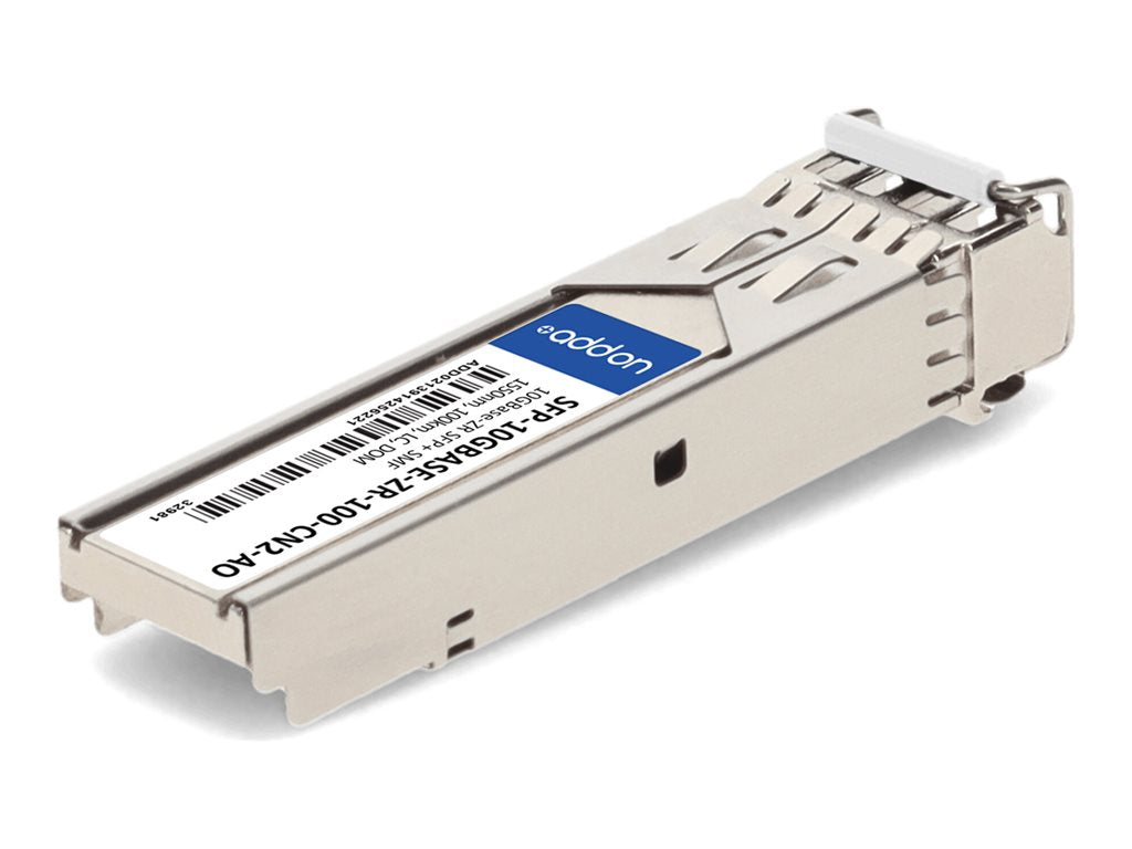 AddOn - SFP+ transceiver module - 10GbE - 10GBase-ZR - LC single-mode - up to 62.2 miles - 1550 nm - TAA Compliant