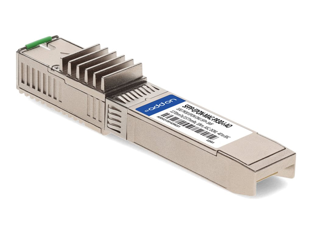 AddOn - SFP+ transceiver module - 10GbE, EPON - SFP+ / SC single-mode - up to 6.2 miles - 1270 (TX) / 1577 (RX) nm - TAA