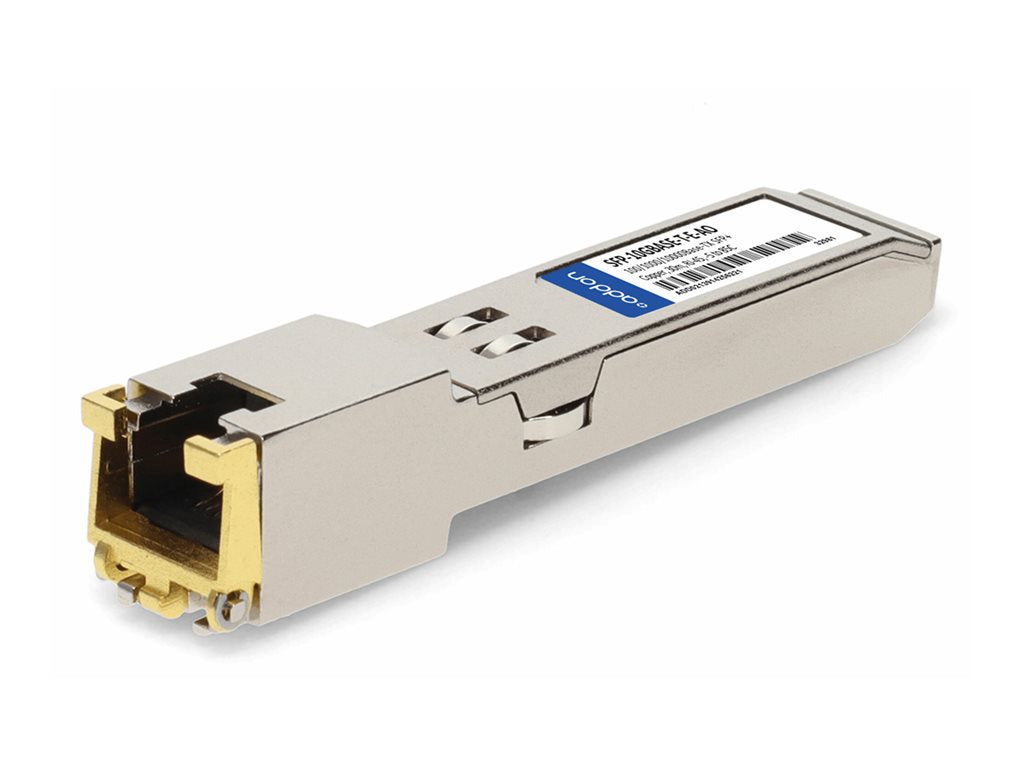 AddOn - SFP+ transceiver module - 10GbE - over copper - 1000Base-TX, 100Base-TX, 10GBase-T - RJ-45 - up to 98 ft - TAA