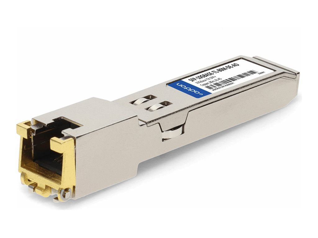 AddOn - SFP+ transceiver module - 10GbE - over copper - 10GBase-T - RJ-45 - up to 262 ft - TAA Compliant