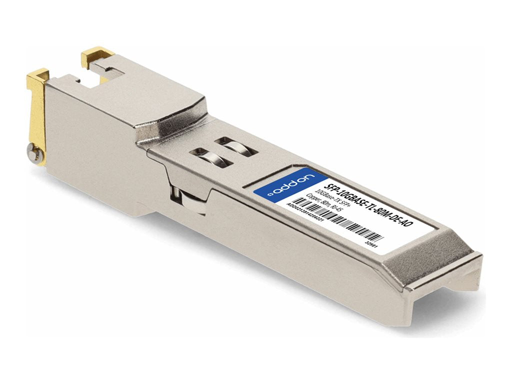AddOn - SFP+ transceiver module - 10GbE - over copper - 10GBase-T - RJ-45 - up to 262 ft - TAA Compliant