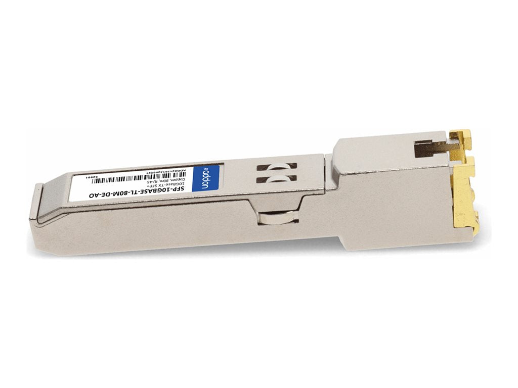 AddOn - SFP+ transceiver module - 10GbE - over copper - 10GBase-T - RJ-45 - up to 262 ft - TAA Compliant SFP-10GBASE-TL-80M-DE-AO