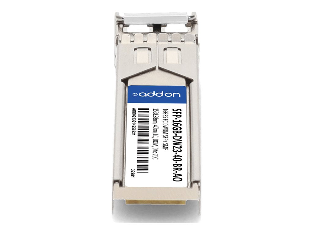 AddOn - SFP+ transceiver module - 16 Gigabit Ethernet - 16GBase-DWDM - LC single-mode - up to 24.9 miles - channel: 23 -