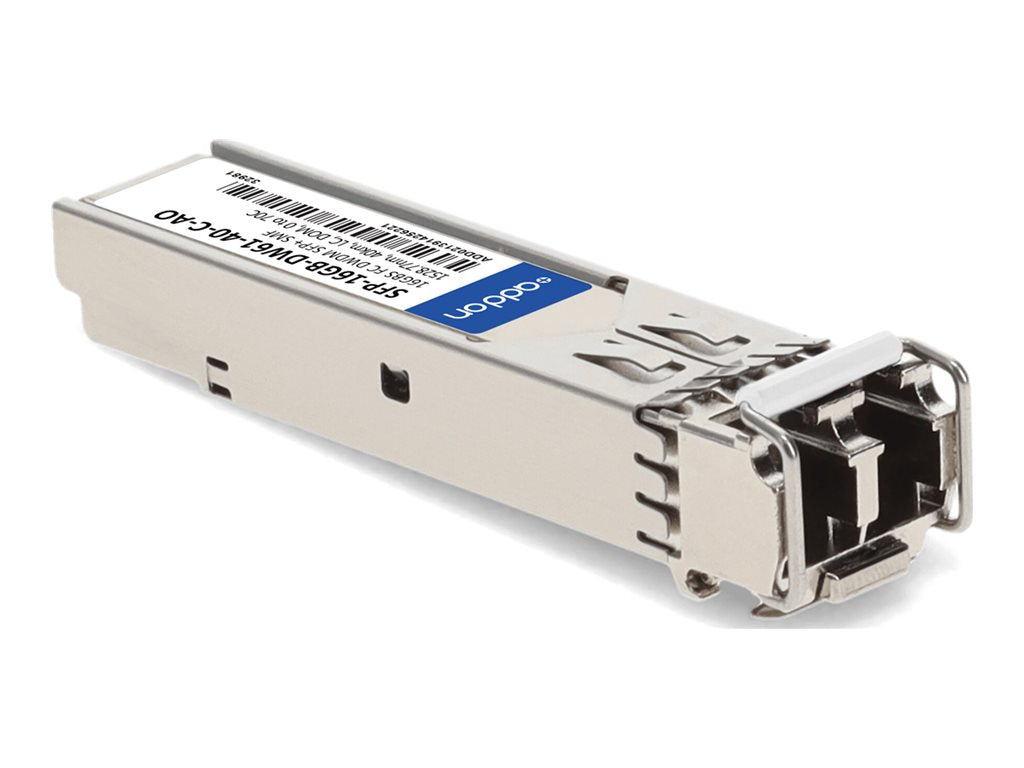 AddOn - SFP+ transceiver module - 16Gb Fibre Channel - DWDM - LC single-mode - up to 24.9 miles - channel: 61 - 1528.77