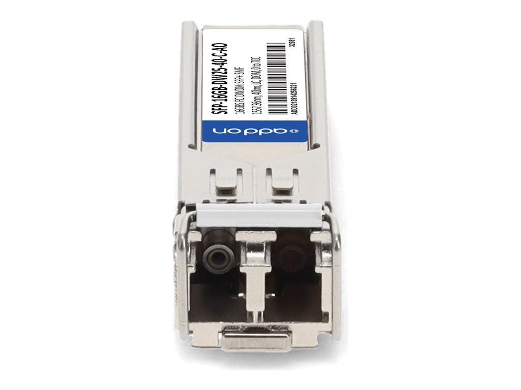 AddOn - SFP+ transceiver module - 16Gb Fibre Channel - Fibre Channel, DWDM - LC single-mode - up to 24.9 miles -