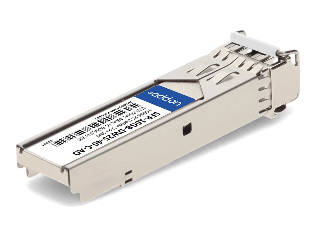 AddOn - SFP+ transceiver module - 16Gb Fibre Channel - Fibre Channel, DWDM - LC single-mode - up to 24.9 miles -