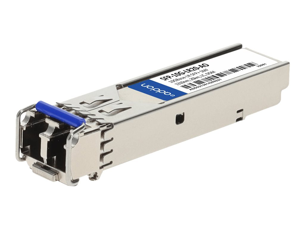 AddOn - SFP+ transceiver module (equivalent to: Cisco SFP-10G-LR) - 10GbE - 10GBase-LR - LC single-mode - up to 12.4