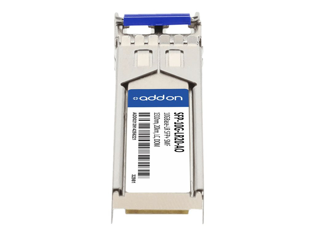 AddOn - SFP+ transceiver module (equivalent to: Cisco SFP-10G-LR) - 10GbE - 10GBase-LR - LC single-mode - up to 12.4