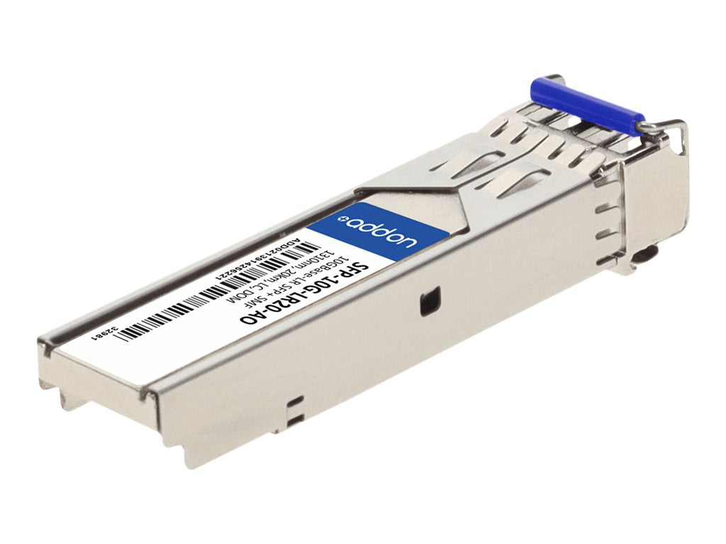 AddOn - SFP+ transceiver module (equivalent to: Cisco SFP-10G-LR) - 10GbE - 10GBase-LR - LC single-mode - up to 12.4