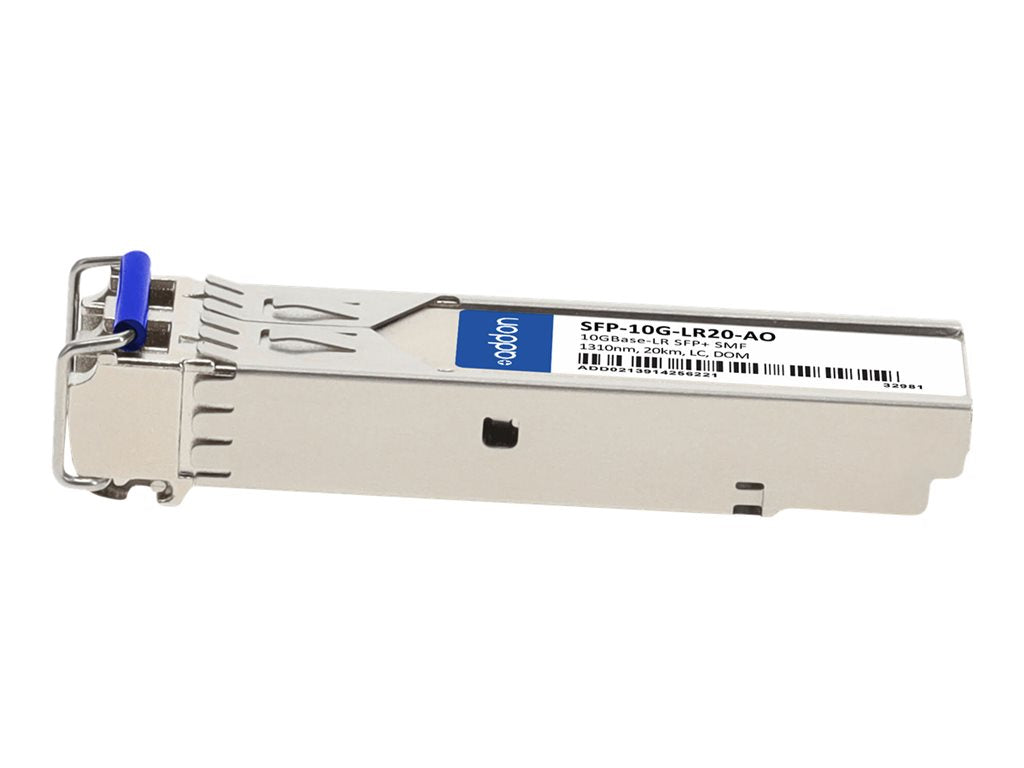 AddOn - SFP+ transceiver module (equivalent to: Cisco SFP-10G-LR) - 10GbE - 10GBase-LR - LC single-mode - up to 12.4