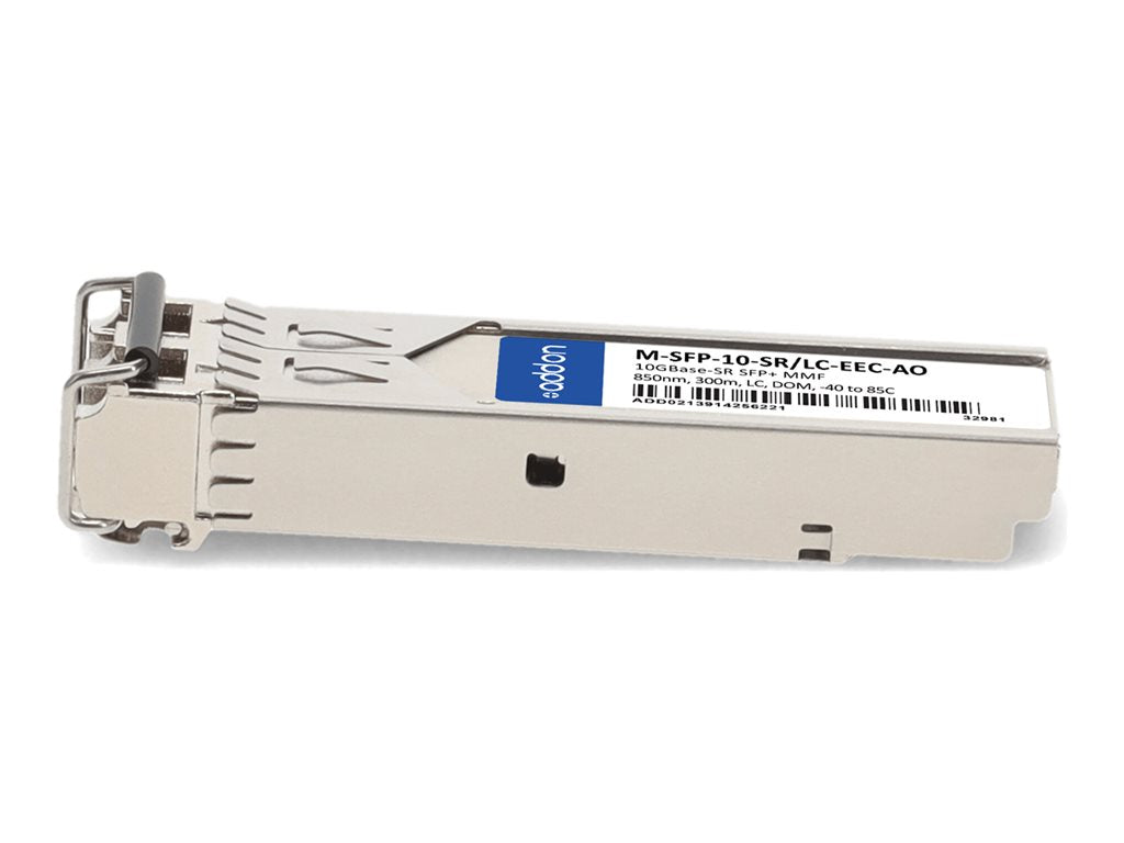 AddOn - SFP+ transceiver module (equivalent to: Hirschmann M-SFP-10-SR/LC-EEC) - 10GbE - 10GBase-SR - LC multi-mode - up