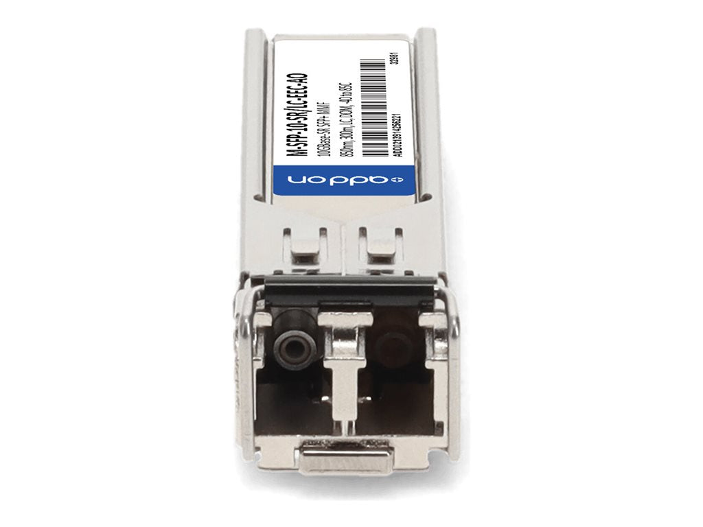 AddOn - SFP+ transceiver module (equivalent to: Hirschmann M-SFP-10-SR/LC-EEC) - 10GbE - 10GBase-SR - LC multi-mode - up