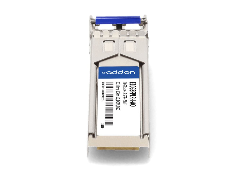 AddOn - SFP+ transceiver module (equivalent to: Intel E10GSFPLR-I) - 10GbE - 10GBase-LR - LC single-mode - up to 6.2