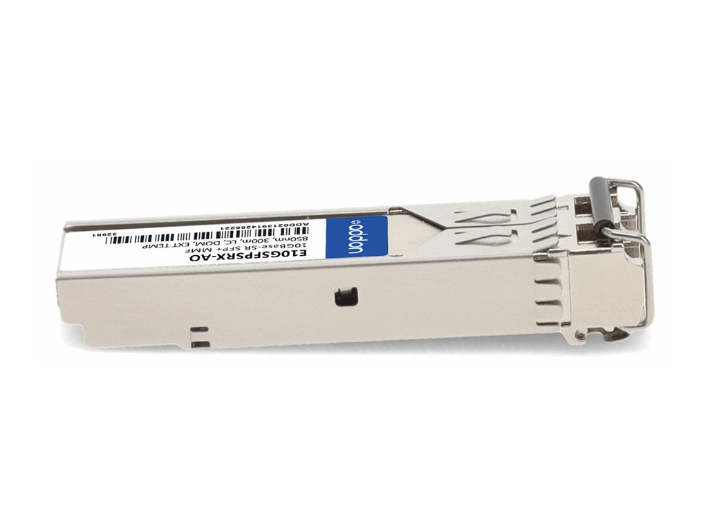 AddOn - SFP+ transceiver module (equivalent to: Intel E10GSFPSRX) - 10GbE - 10GBase-SR - LC multi-mode - up to 984 ft - 850 nm E10GSFPSRX-AO