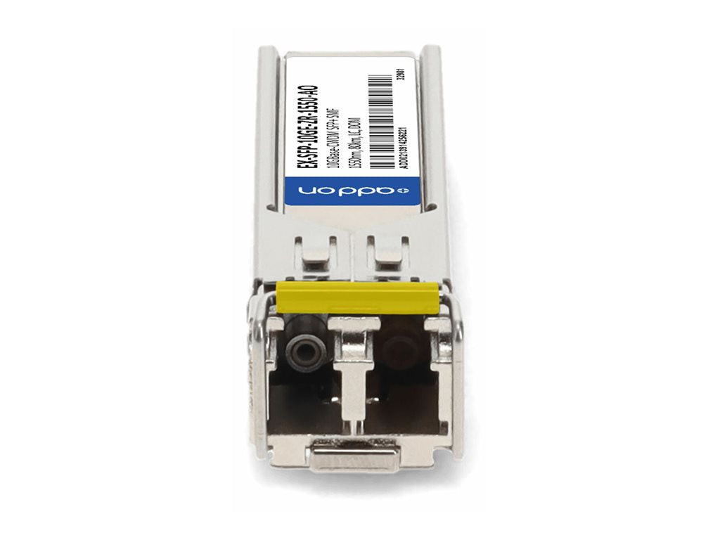 AddOn - SFP+ transceiver module (equivalent to: Juniper Networks EX-SFP-10GE-ZR-1550) - 10GbE - 10GBase-CWDM - LC